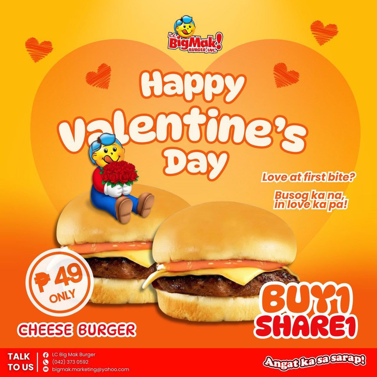 Current LC Big Mak buy one take one burger post